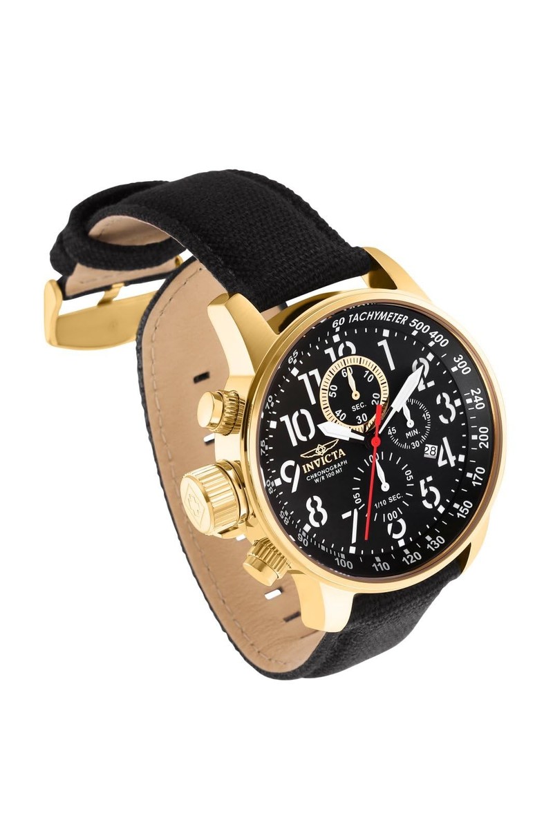 Invicta Men's 1515 I Force Collection 18k Gold Ion-Plated Watch