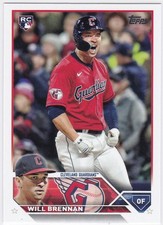 2023 Topps #453 Will Brennan RC Cleveland Guardians