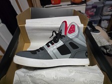 osiris shoes size 11.5 mens gray black red on...