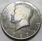 1967-P Kennedy Half Dollar 40% Silver US