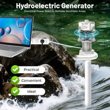 Portable Mini Hydro Generator Water Turbine Generator Hydro Power Station 2L/s