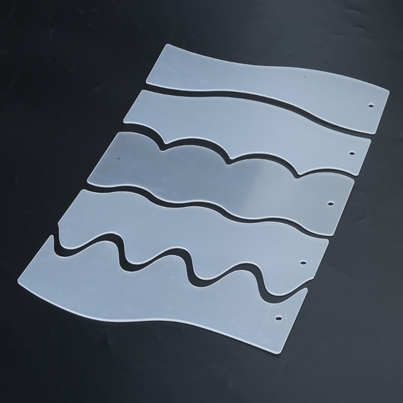 Machine Sign Templates Wavy Shaped Quilting Templates For Sewing Machine Patchwork Sewing ...