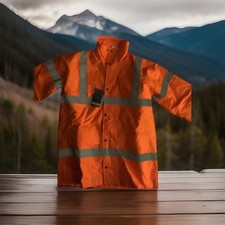 Kurtka zimowa Kurtka robocza Kurtka ostrzegawcza Podszyta Kurtka budowlana XL Prevent -pomarańczowa -