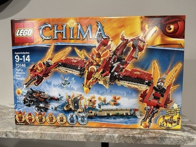 LEGO LEGENDS OF CHIMA 70146 FLYING PHOENIX FIRE TEMPLE .  NEW, SEALED BOX
