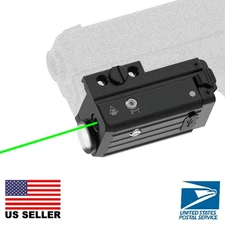 Aluminum 450 Lumens Pistol Flashlight Laser Light Combo Green Dots Sight Beam
