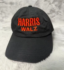 Harris Walz Hat Cap Black Presidential Campaign Yupoong The Classics Strap Back