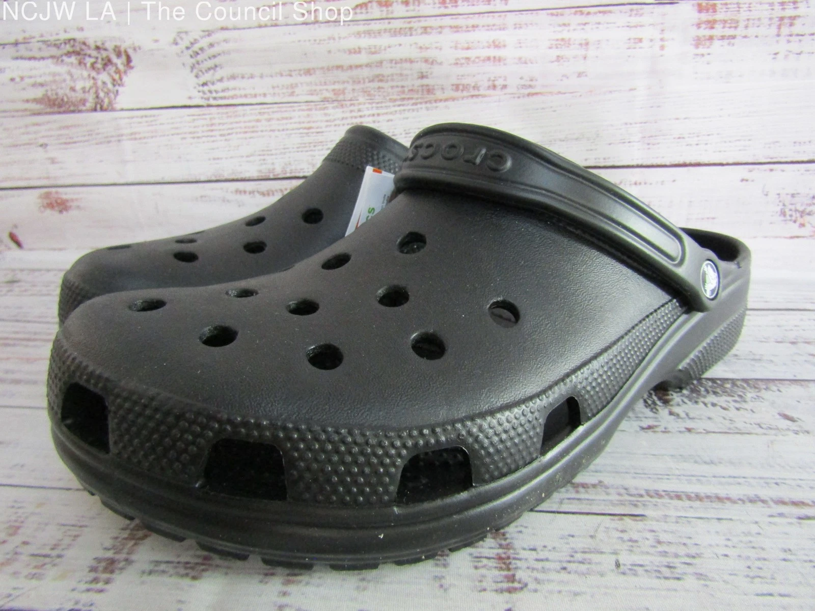 Crocs Classic Clogs Men's Black Sandals Size 13