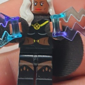 LEGO Minifigure Storm sh0116 Marvel X-Men Super Heroes 76022 Sentinel Black Suit