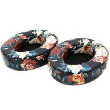 Ear Pads for Beats by Dr. Dre Studio 2.0 - 3.0 Protein Leather Black Flower