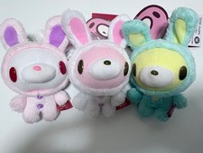 Baby Gloomy Bear Plush Keychain Set of 3 Bunny Rompers Official Chax GP 2011