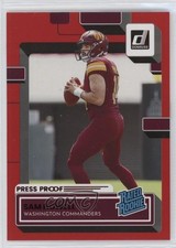 2022 Panini Donruss Rated Rookie Press Proof Red Sam Howell #305 t4l
