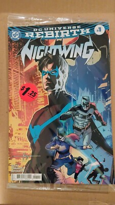 Nightwing #1 Regular Cover DC Universe Rebirth Comics Seeley Fernandez 9.4