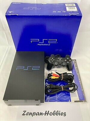 Sony PlayStation2 PS2 SCPH-35000 Black Game Console Box Japanese Disc  NTSC-J F/S