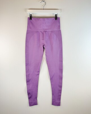 Set Active Womens Leggings Purple Sculptflex High Waisted Ribbed Pull On Medium