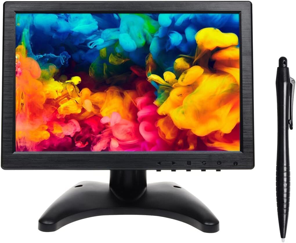 TOGUARD Portable Monitor Touch Screen Monitor CCTV AV/VGA/HDMI/BNC/USB Input