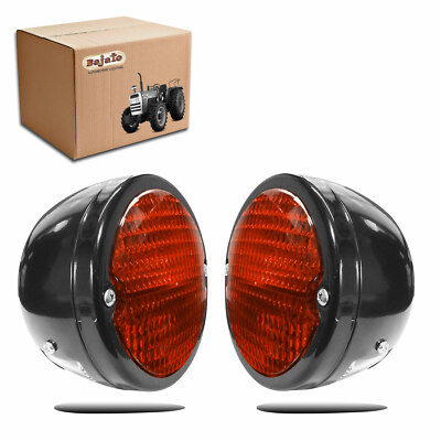 Massey Ferguson Traktoren Heck Oldtimer Führerschein Licht Set schwarz Gehäus...