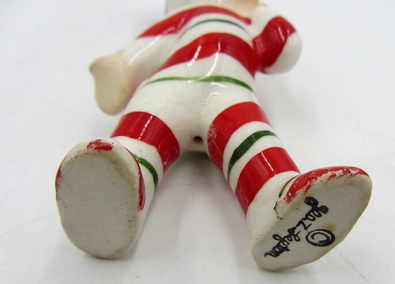 1950's Rare Lefton Candy Cane Pixie Elves Sprites Bell Set of 3 Lot eBay