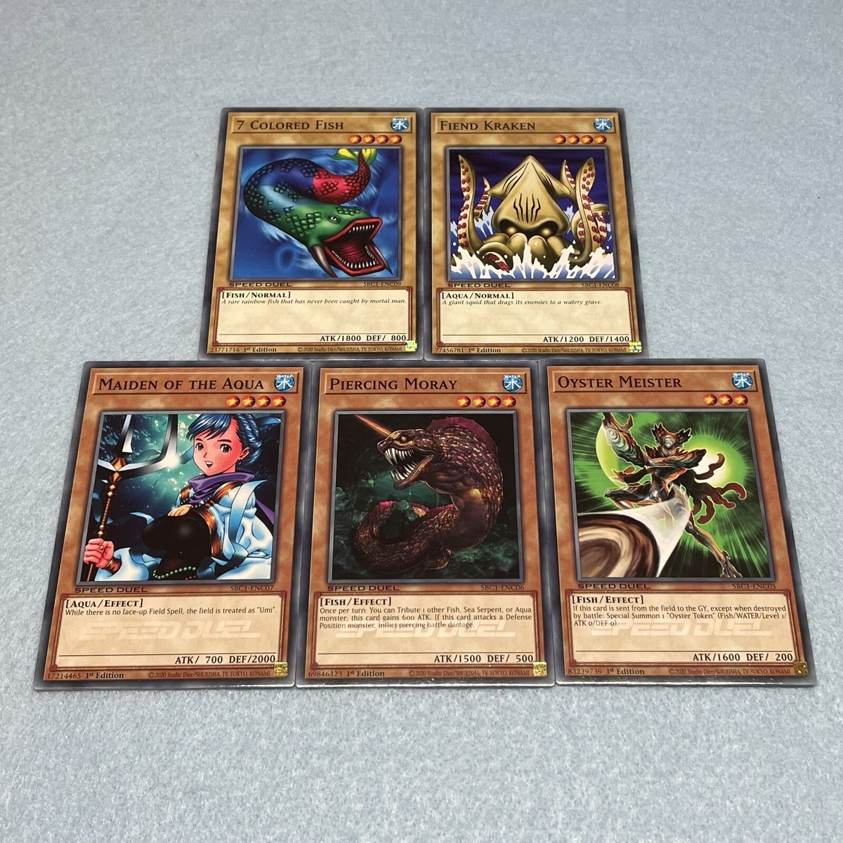 Yugioh Mako Tsunami 60 Card Deck The Legendary Fisherman Fortress Whale NM 