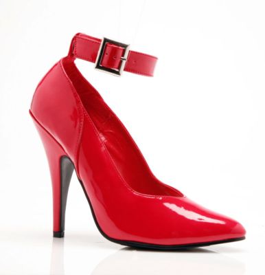 Sexy 5'' Black Heels Ankle Strap Mens Drag Queen Womans Large Size Shoes 12 13 14