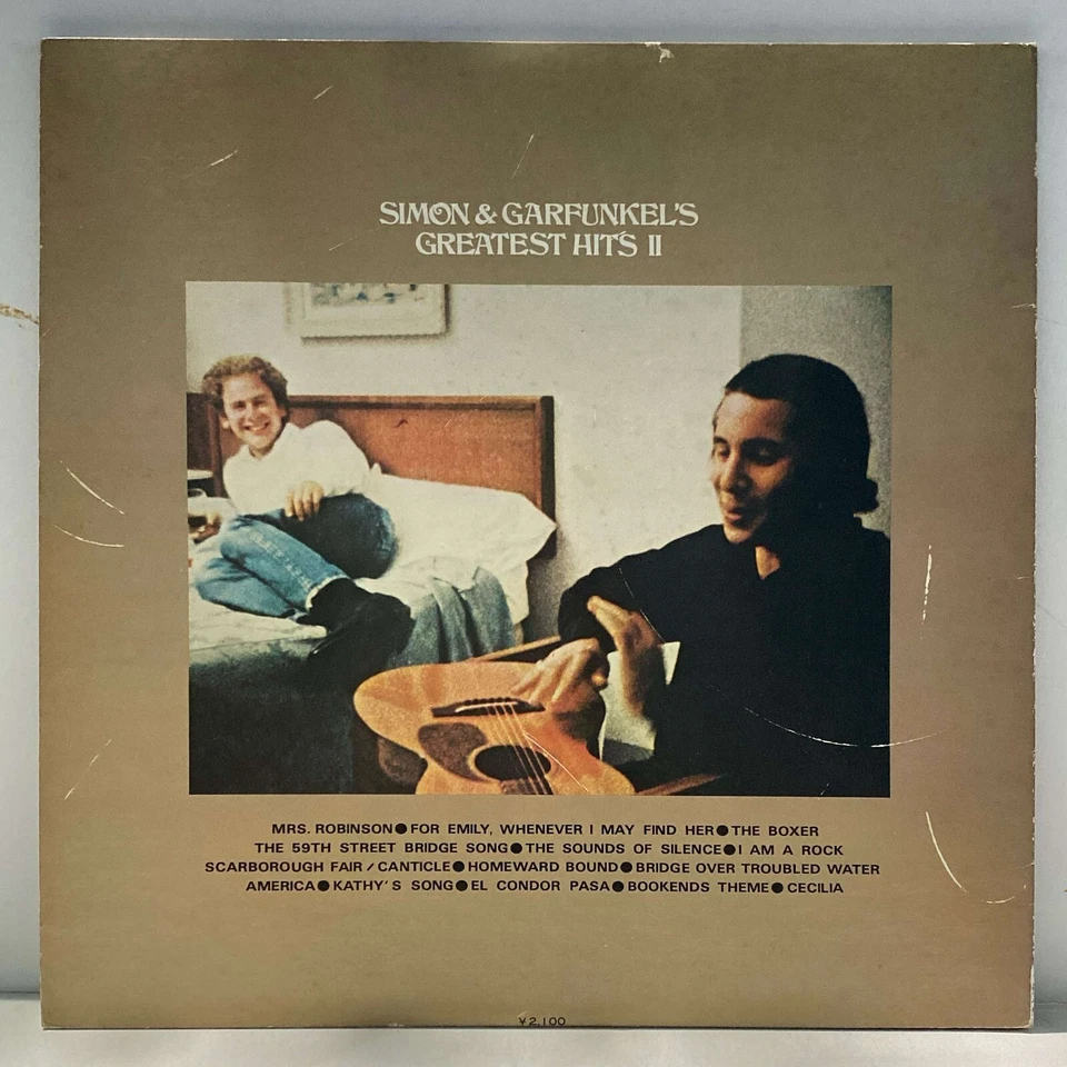 Simon & Garfunkel's Greatest Hits II - винил Япония - вставка - SONX 60195 - Изображение 3 из 4