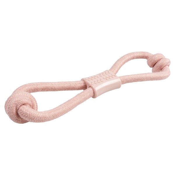 Duvo+ Hundespielzeug Zugring Knoten Gummi Rosa 36X8 Cm Apportierspielzeug-image
