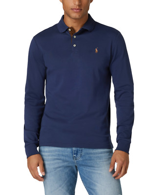 POLO RALPH LAUREN LUXURY PIMA COTTON Polohemd Hemd T-Shirt Polo Shirt Pony Tee M