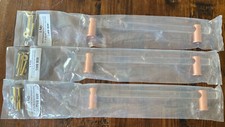 3-Clear Acrylic Brass Cabinet Pulls Door Handle Drawer Pulls Furniture NEW 8