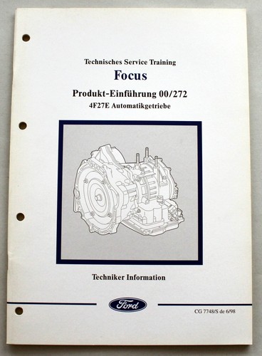 Ford Focus Techniker Information aus 06-1998 Automatikgetriebe Techn. Service
