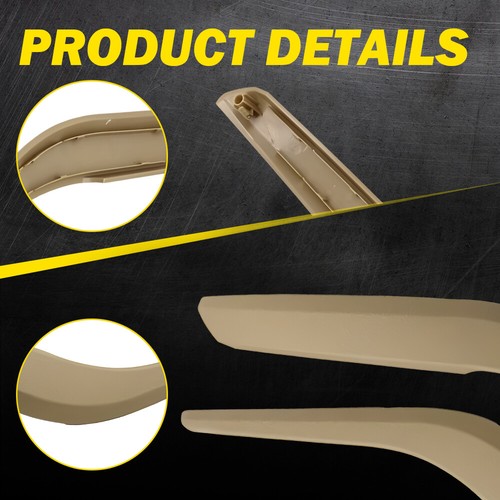 2/4X Left+RH Inner Door Handle Pull Panel Trim Beige Black for BMW X1 E84 09-16 - Picture 7 of 30