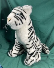 Vintage, Hugfun Plush Tiger "Saphed", 90's to 2000, 13" Tall, Prof Cleaned