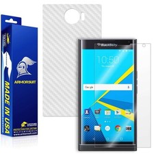 ArmorSuit Blackberry Priv Screen Protector  White Carbon Fiber Full Body Skin