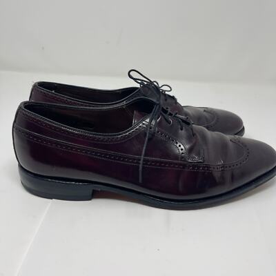 Allen Edmonds Richmond Mens Size 11 Oxford Wingtip Burgundy Leather Shoes Allen Edmonds Richmond Mens Size 11 Oxford Wingtip Burgundy  main image 3