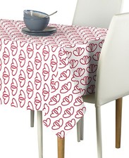 A Pair of Hearts White Signature Tablecloth Assorted Sizes