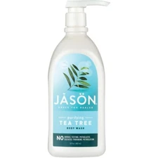 Jason Body Wash Tea Tree 30 Fl Oz Pack of 2 Skin Cleaning Agent