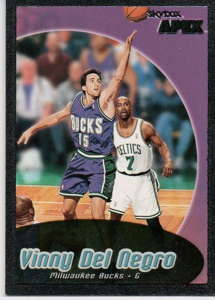 1999-00 SkyBox APEX #148 Vinny Del Negro Milwaukee Bucks (22-1937)