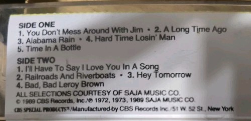 Jim Croce / Classic Hits Cassette - Picture 4 of 4