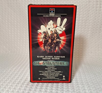 Vintage 1989 Ghostbusters II 2 RCA Columbia Pictures Home Video VHS Tape