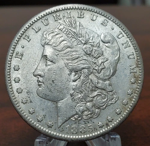 1885 S Morgan Silver Dollar Us Coin Au+ Better Date San Francisco Mint