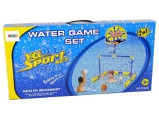 Water Play Set Goal Basket Balls 2 in 1