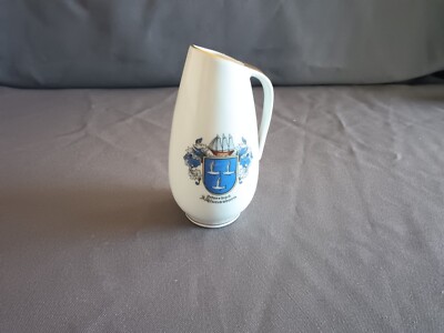 Porzellan Andenken kleine Vase Kühlungsborn,Koenitz Porzellan nach 1948