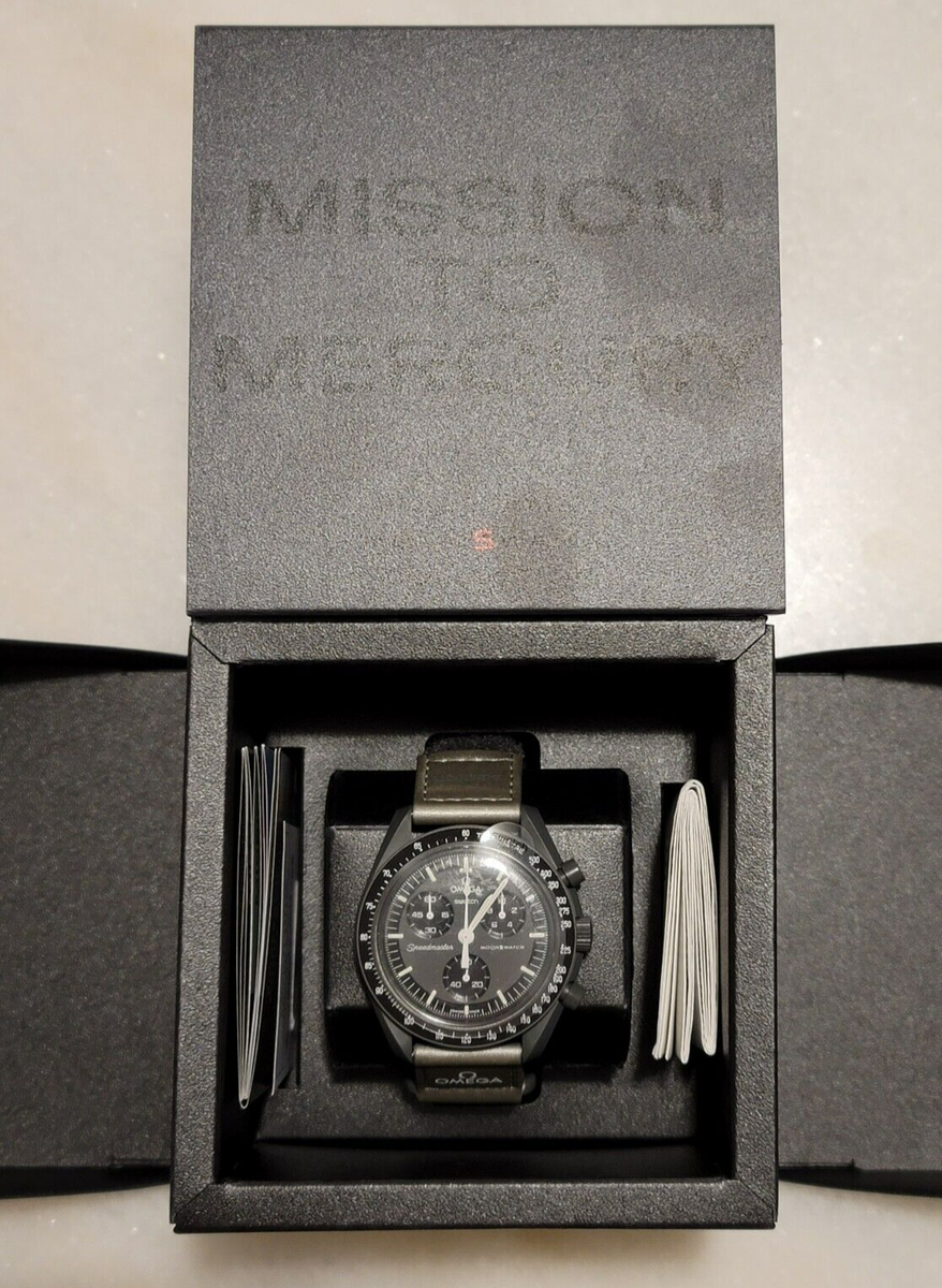 OMEGA x Swatch Speedmaster Men's Gray Watch - SO33A100 for sale