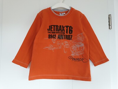 Lego Pullover Sweatshirt Orange Bedruckt Gr. 104