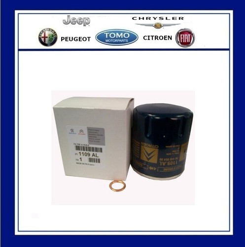 PEUGEOT CITROEN OIL FILTER GENUINE 1109AL (METAL SCREW ON TYPE) | eBay