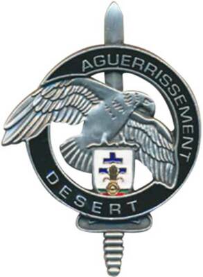 13° D.B.L.E, AGUERRISSEMENT, DESERT, Befestigung TYPE Pin s, A.Bertrand (10212)