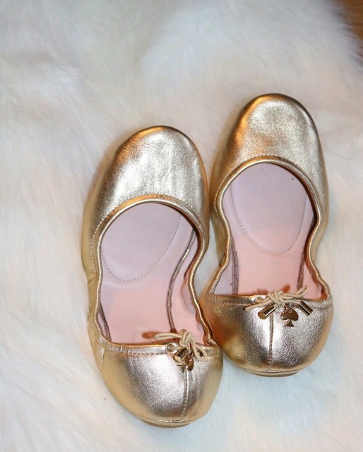 kate spade globe flats