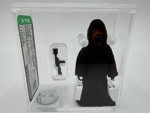 Kenner Star Wars Jawa Purple Stitch AFA 85 loose vintage HK Coo