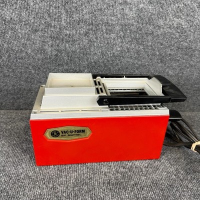 Mattel Vac-U-Form Toy Machine Red Vintage 1962 Fun Tested and Working