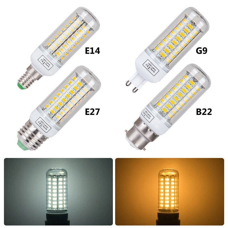 LED E27 E14 B22 G9 Mais Lampe Birne 5730 SMD Leuchtmittel Licht 220V-240V - Bild 2 von 4