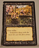MTG MAGIC THE GATHERING STONE-THROWING DEVS ARABIAN NIGHTS HP RARE CARD