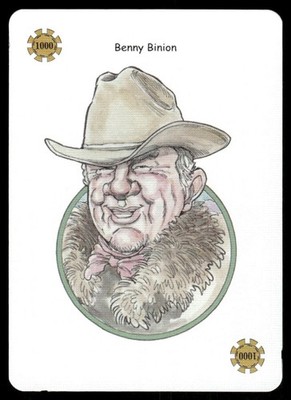 Benny Binion 2005 Poker Heroes Parody Playing Card (NM)